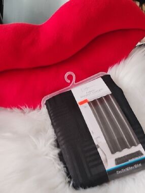 Mainstays Jet Black Rich LookingFabric Shower Curtain✨🖤